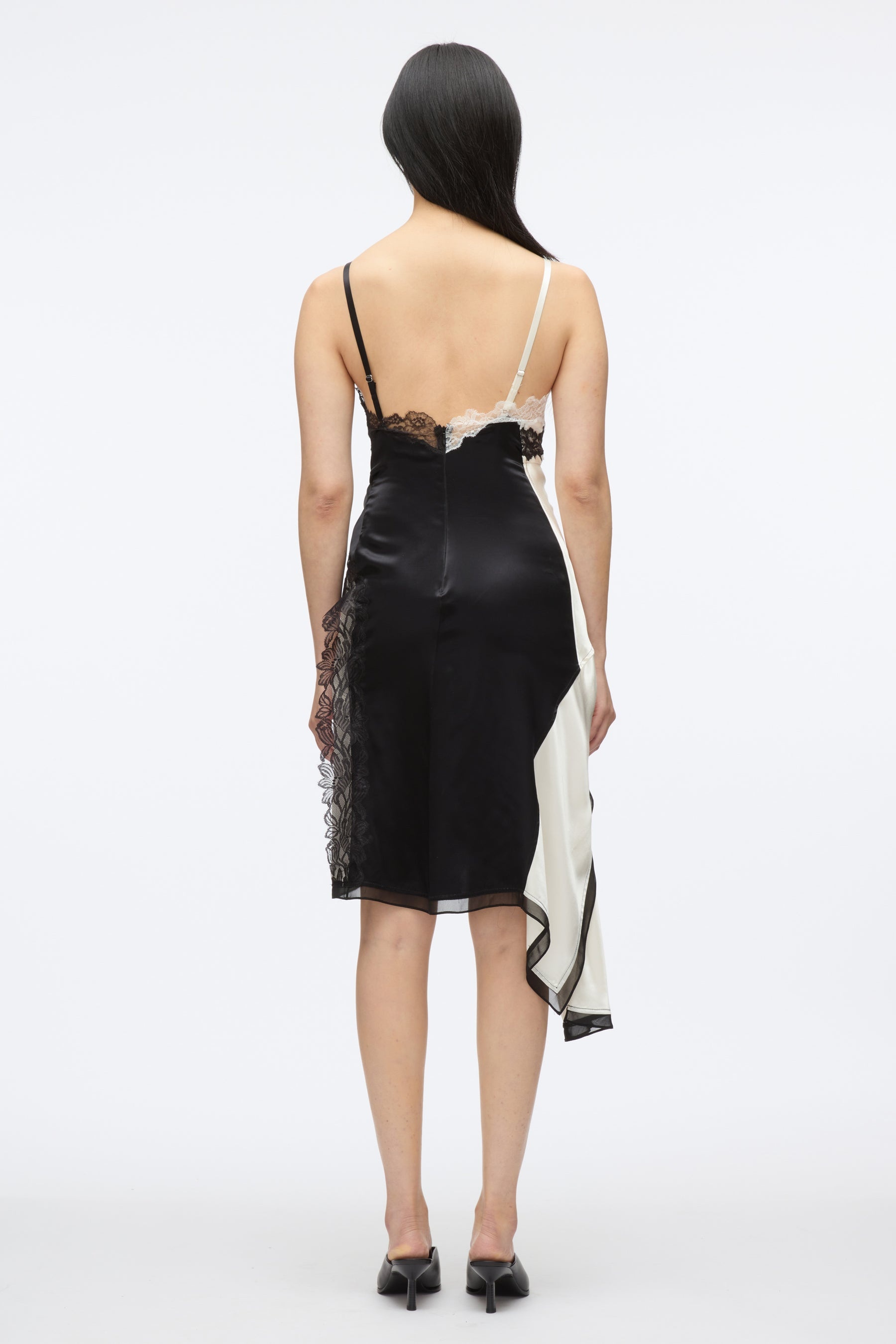 Liquid Satin Twist Slip Dress - 4