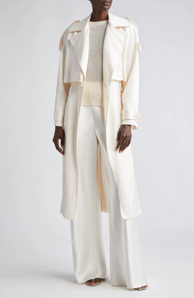 Zimmermann Harmony Pleated Trench Coat outlook