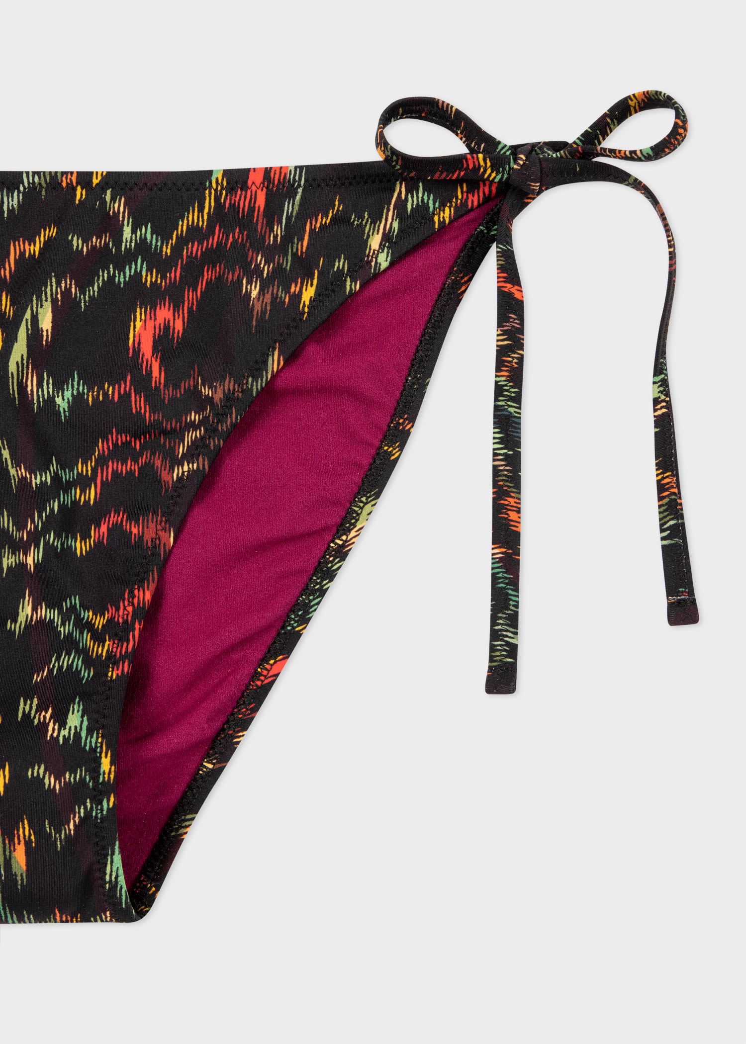 Swirl Animal Print Bikini Bottoms - 3