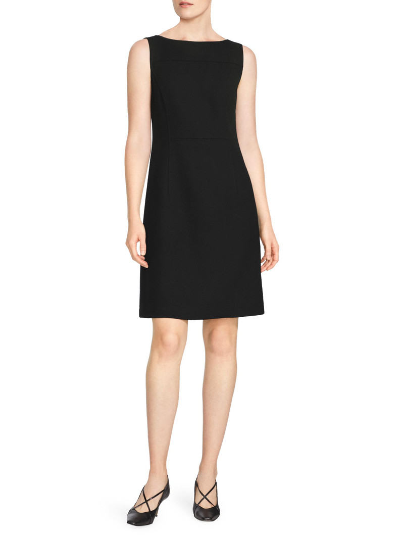 Women's Jojo Wool Shift Dress - Black 3