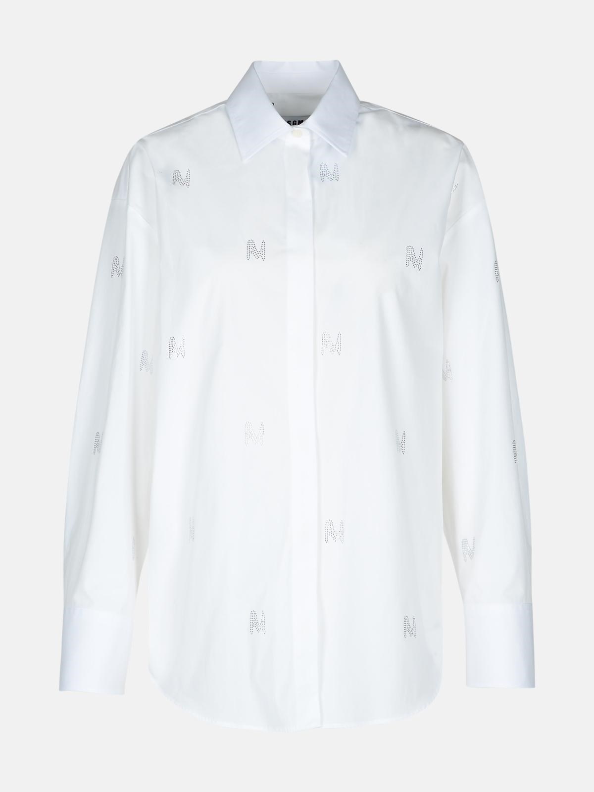 WHITE COTTON SHIRT - 1