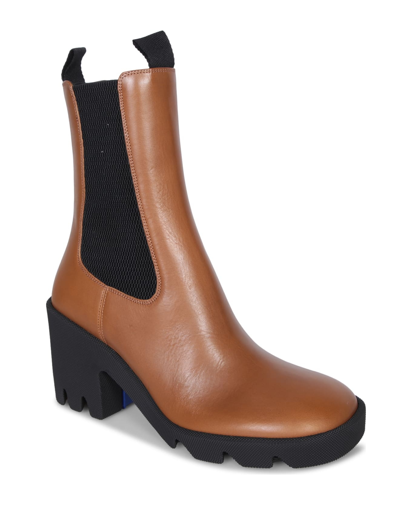 Brown Leather Chelsea Boots - 2