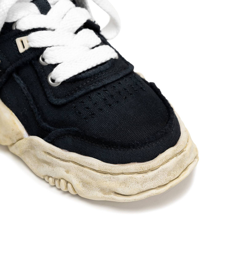 "PARKER" OG Sole Vintage Effect Embroidered Canvas Low-top Sneaker 8