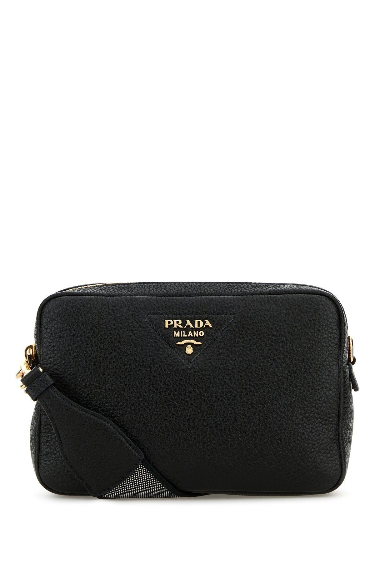 Prada Women Black Leather Crossbody Bag - 1