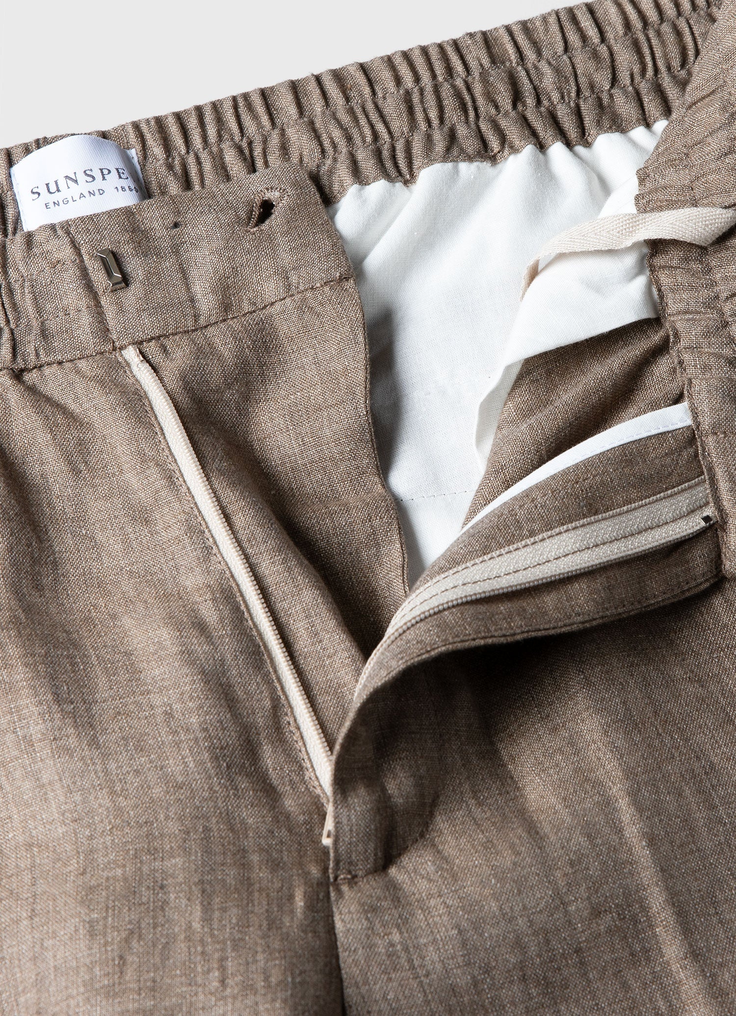 Linen Drawstring Trouser - 3