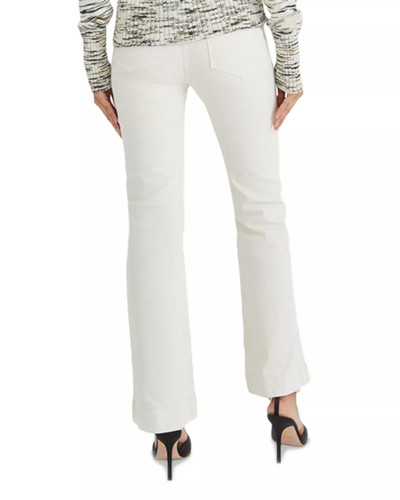 VERONICA BEARD Carson High Rise Ankle Flare Jeans in Ecru outlook
