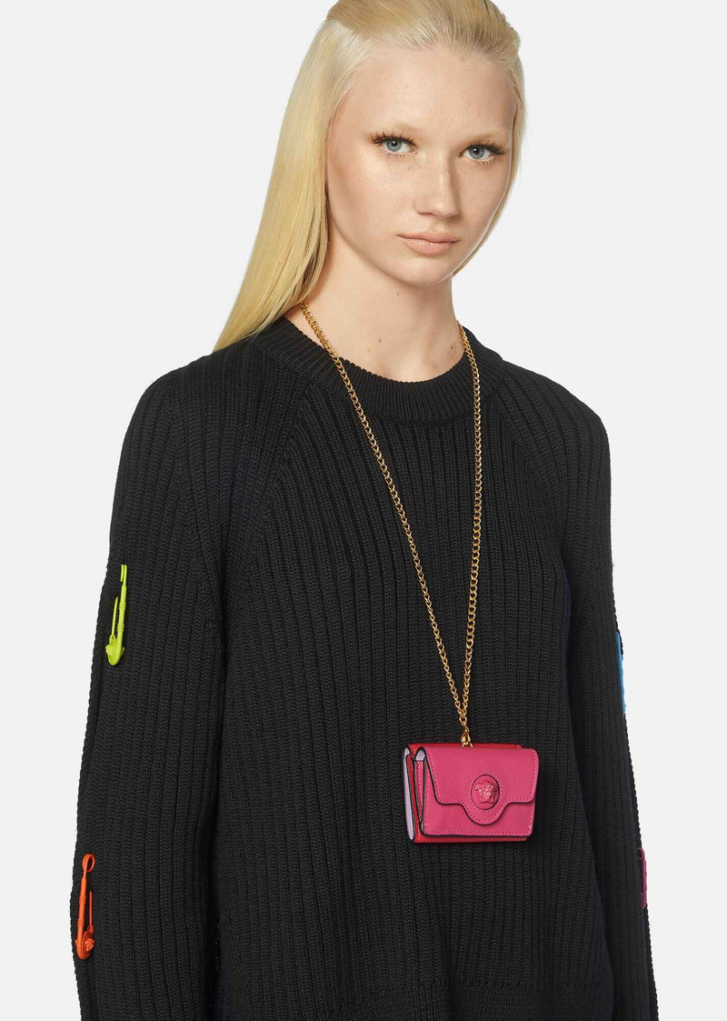 La Medusa Tri-fold Chain Wallet 4