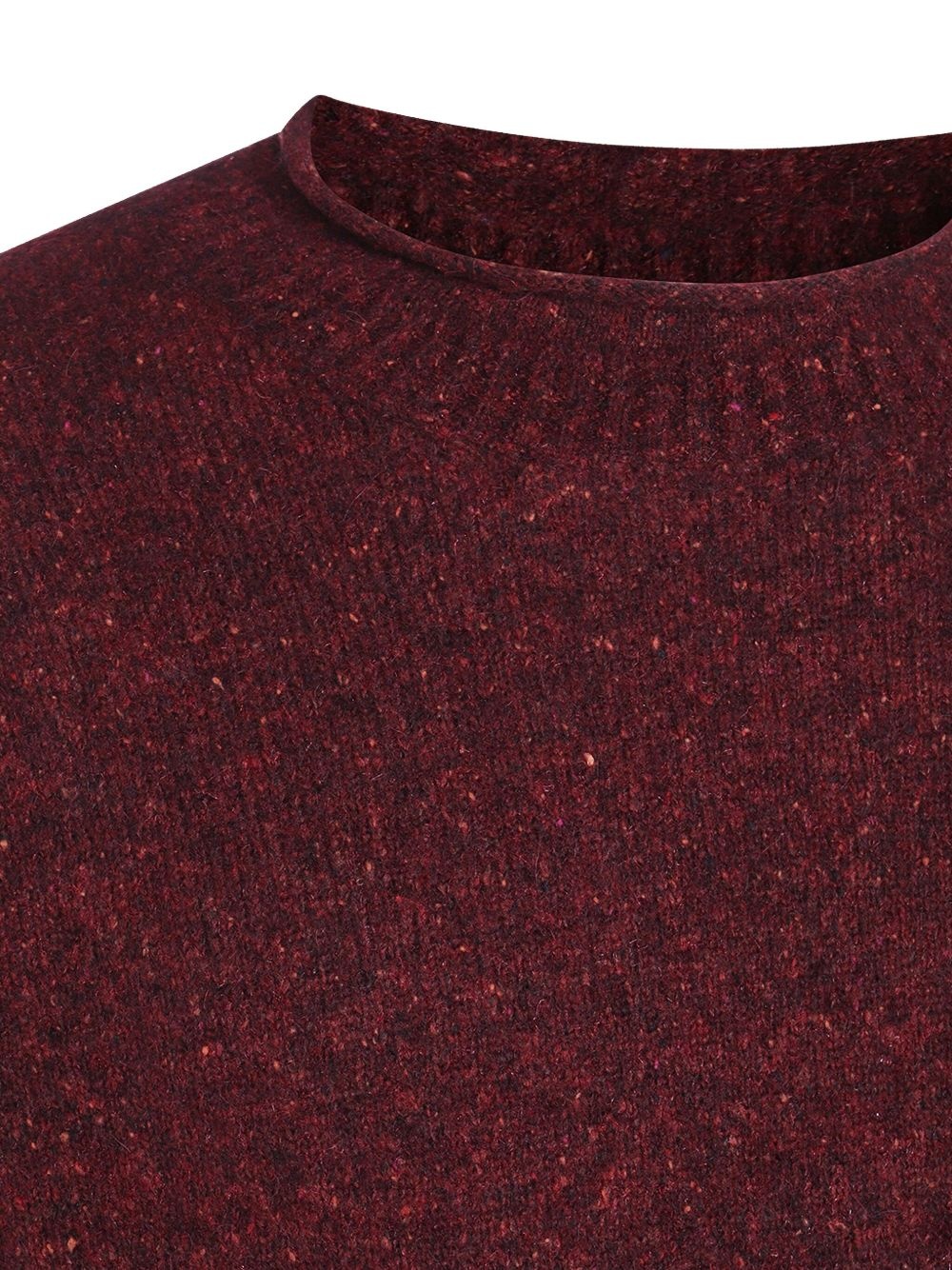 speckled crew-neck sweater - 5