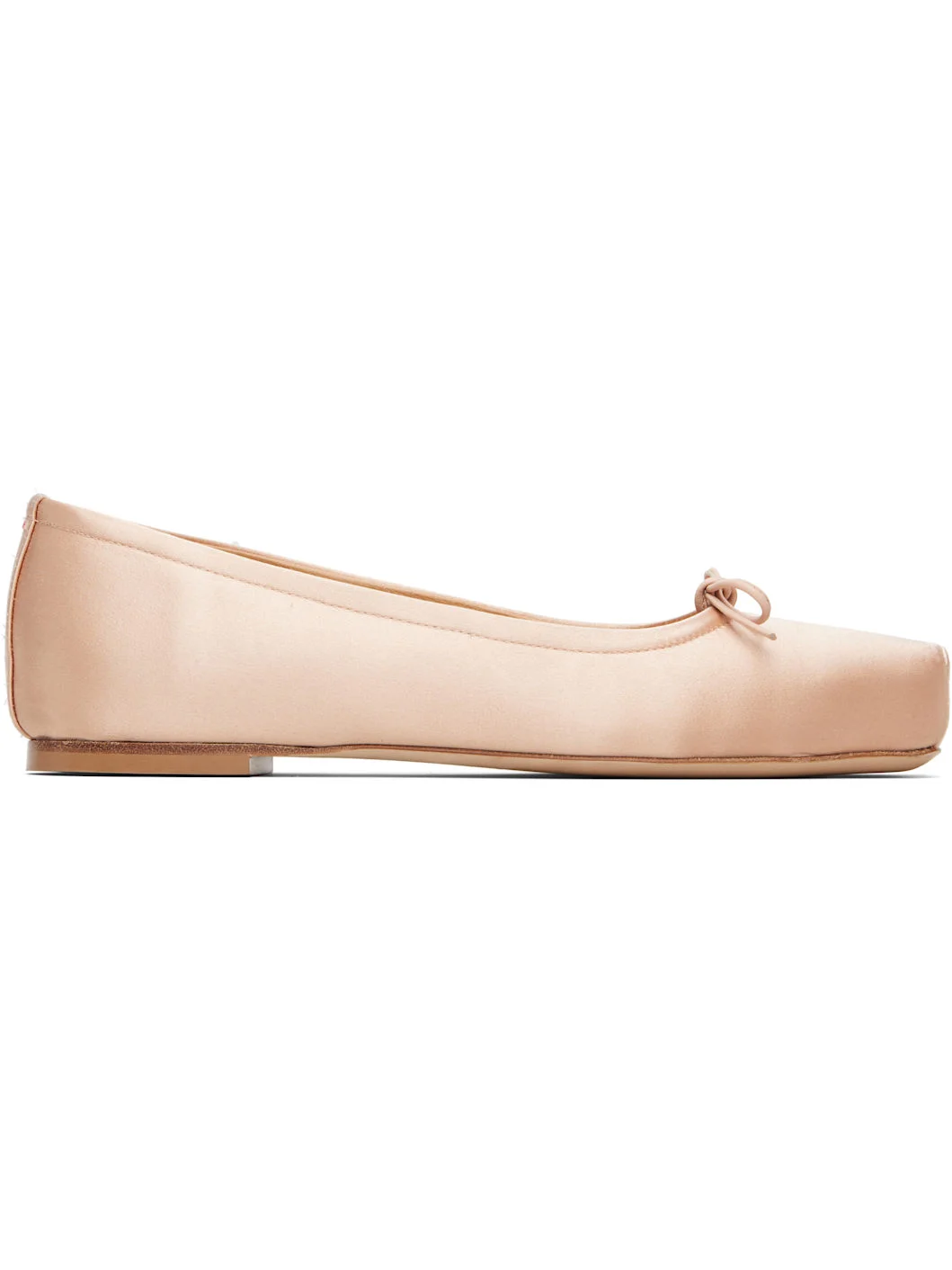 Pink Gabriella Satin Ballerina Flats - 1