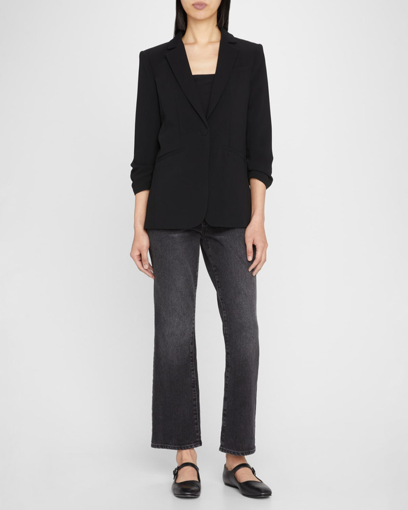 Cinq à Sept Khloe Crepe 3/4-Sleeve Blazer outlook