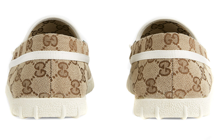 Gucci GG Supreme Driving Shoes 'Neutrals' 655516-2HK70-9794 - 5