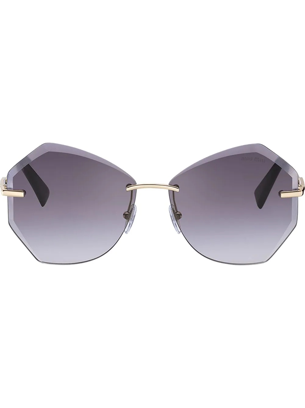 Scenique geometric-frame sunglasses - 1