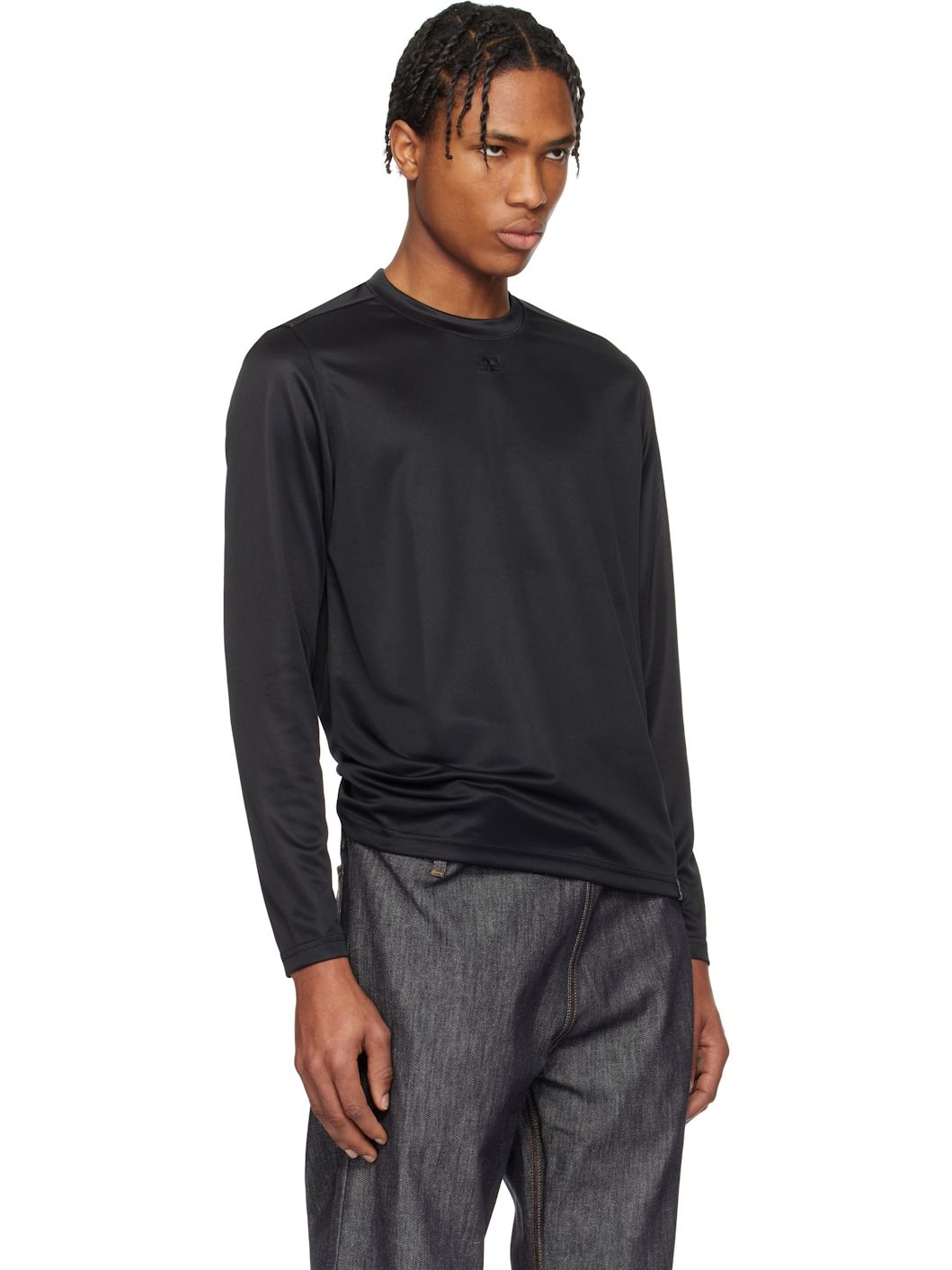 Black Football Jersey T-shirt - 2