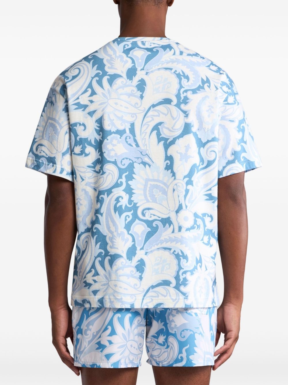 floral-print T-shirt - 4