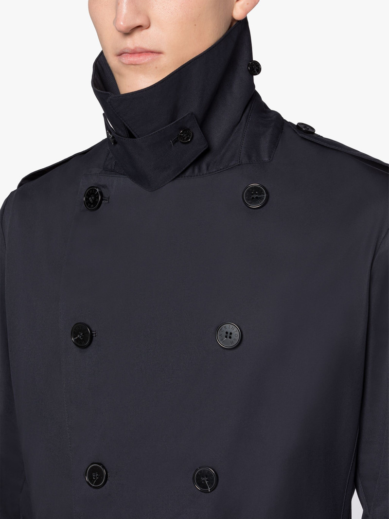 ST ANDREWS NAVY COTTON TRENCH COAT 5