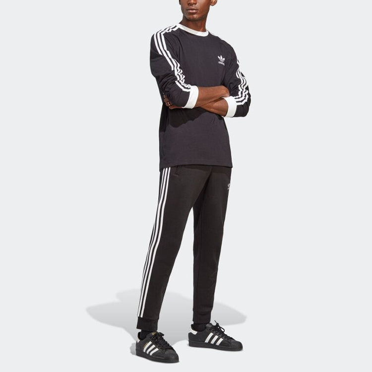 adidas Adicolor Classics 3-Stripes Long Sleeve Tee 'Black' IA4877 - 4
