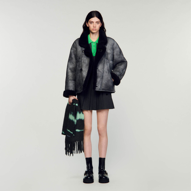Sandro SHEARLING COAT outlook