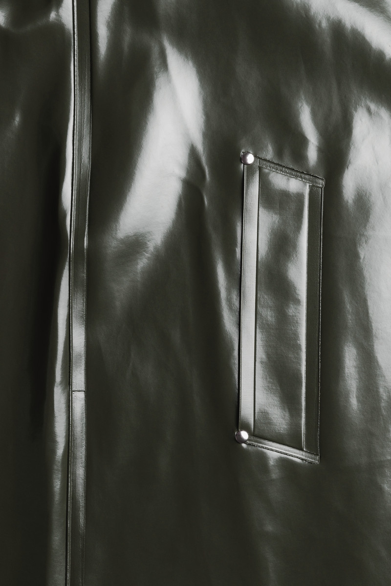 Mosebacke Long Opal Raincoat Green 9