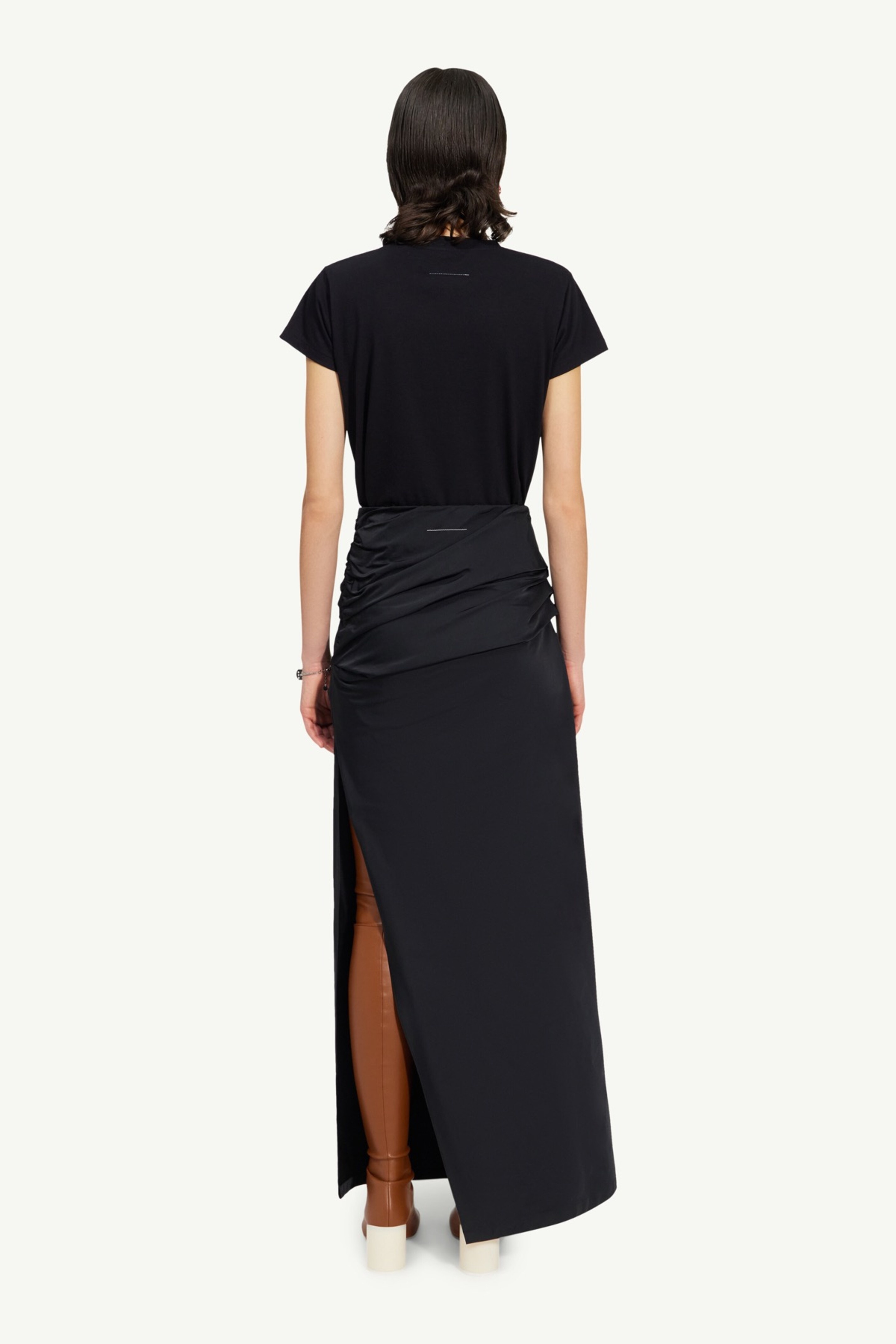 Card taffeta skirt - 4