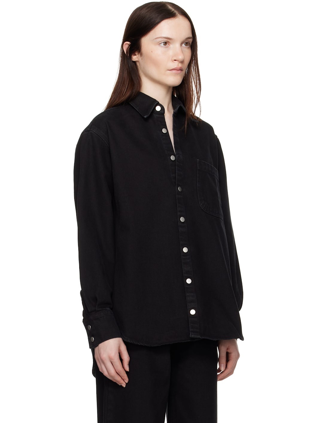 Black Deren Denim Shirt - 2