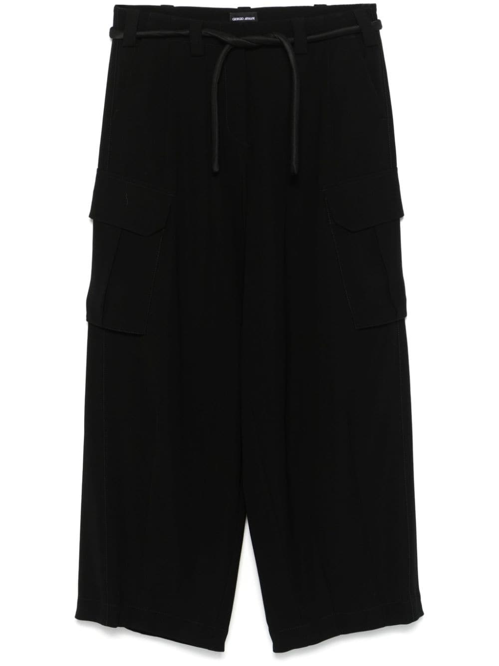 belted trousers - 1