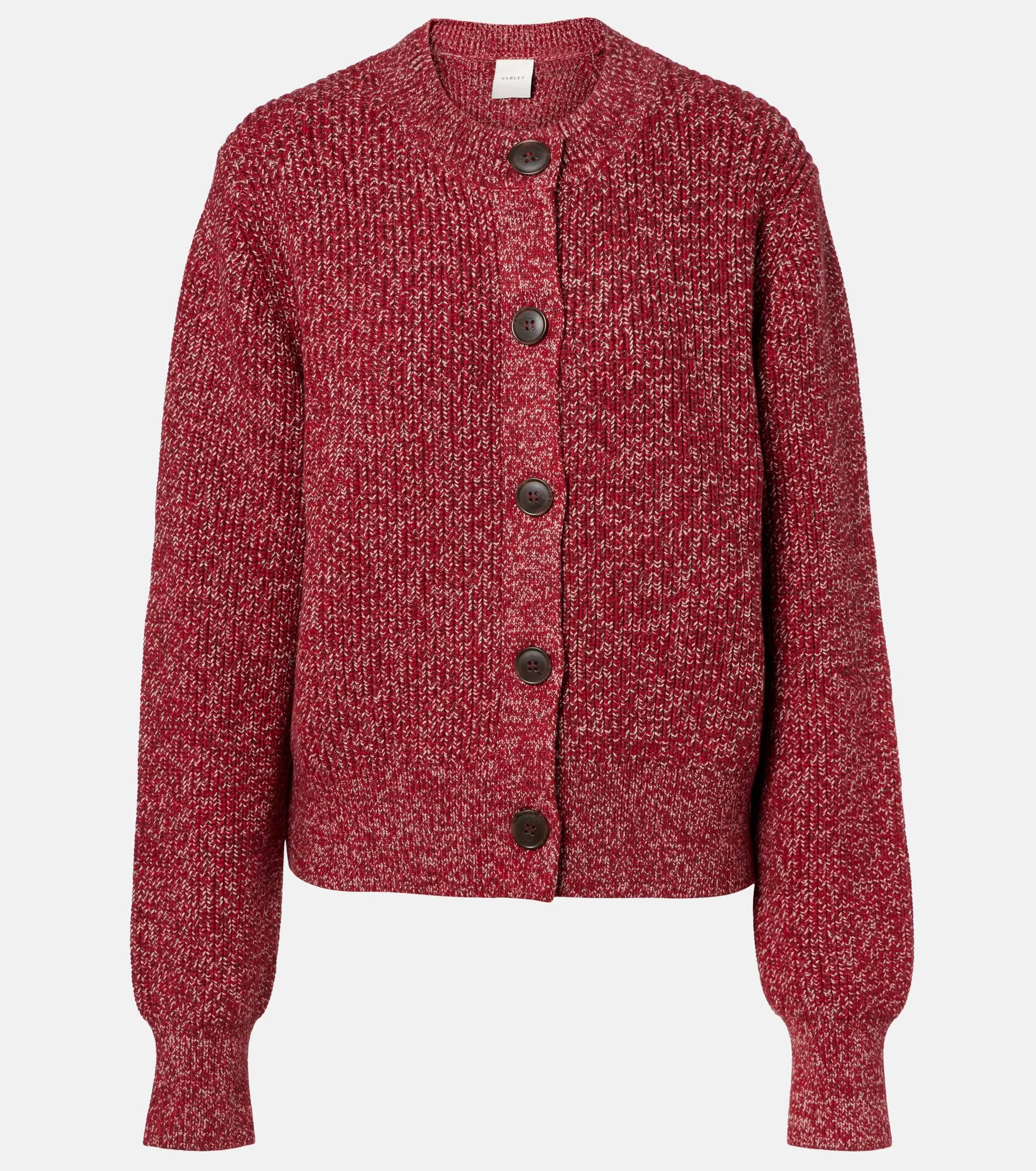 Patricia ribbed-knit cardigan - 1