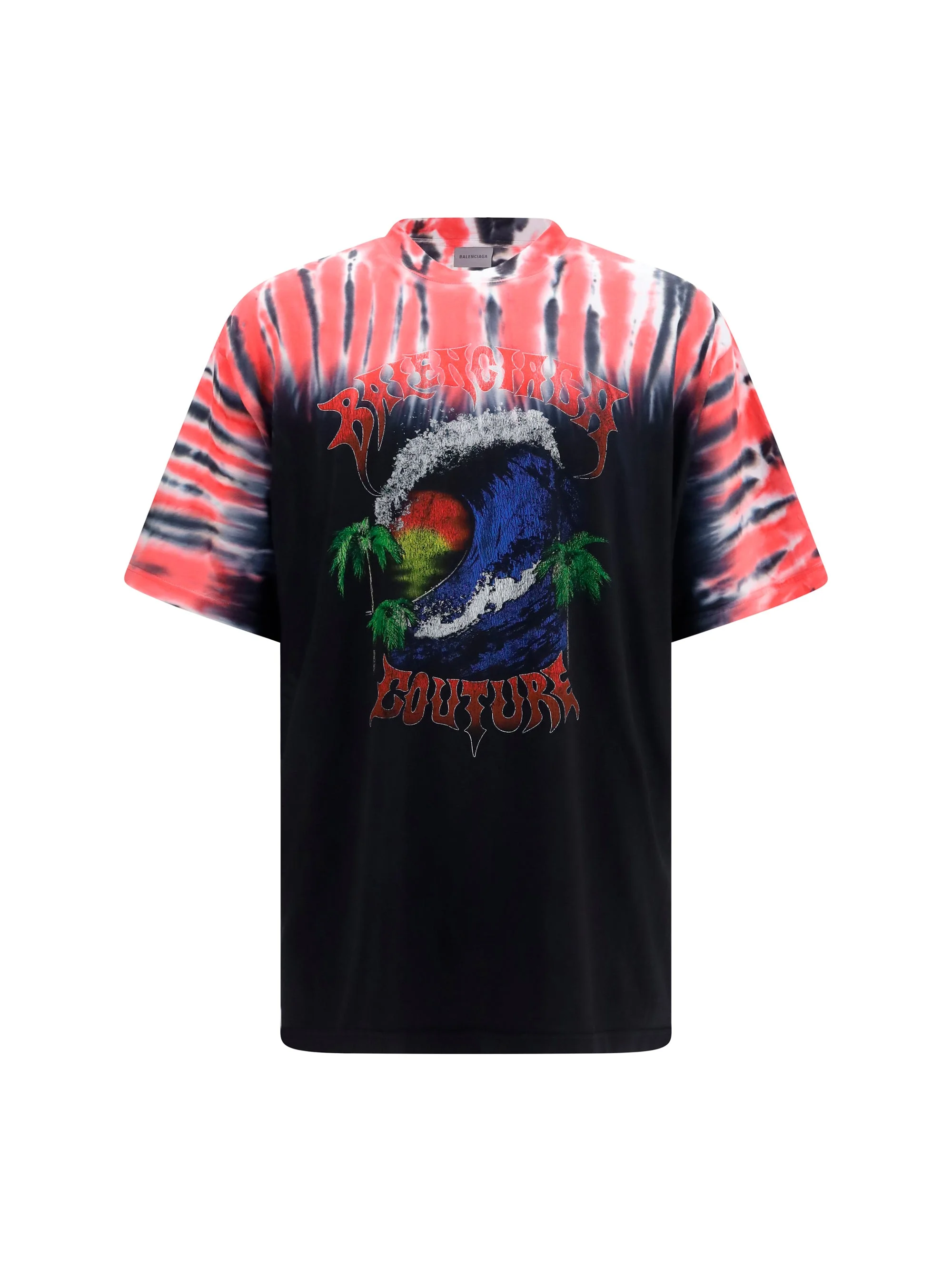 Balenciaga Men Extreme Tie Dye T-Shirt - 1