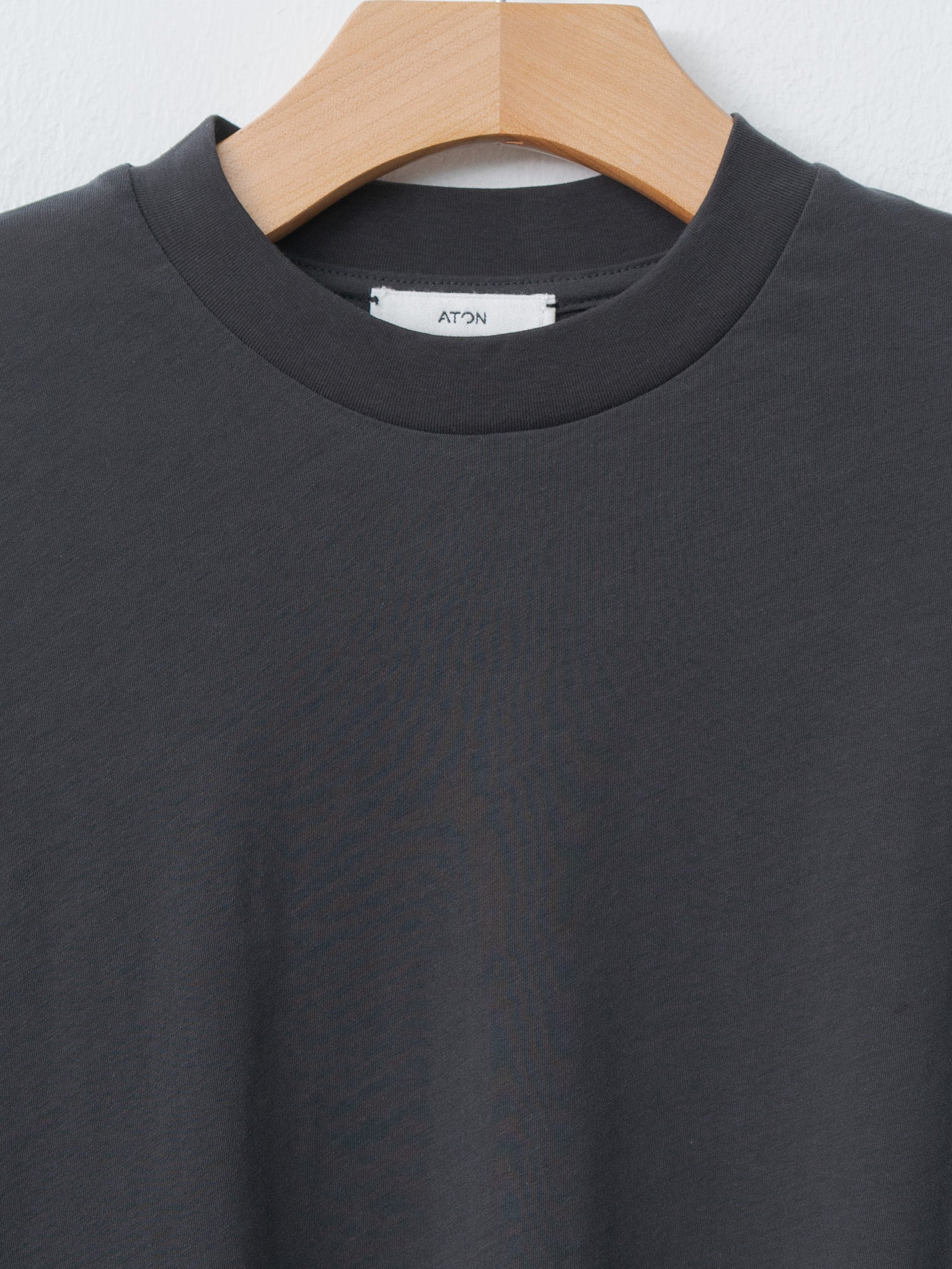 Fresca Nubuck Longsleeve T–Shirt - Charcoal Gray - 5