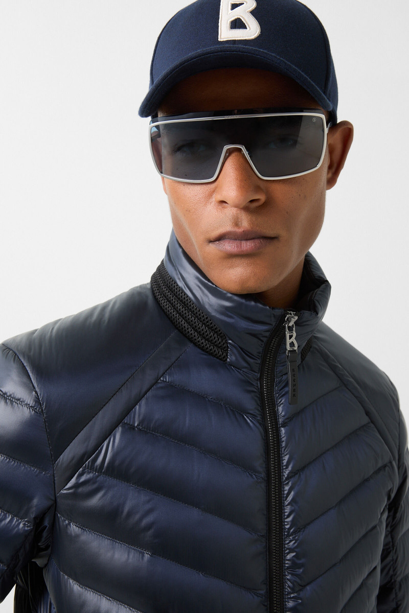 Liman Lightweight down jacket in Navy blue 5