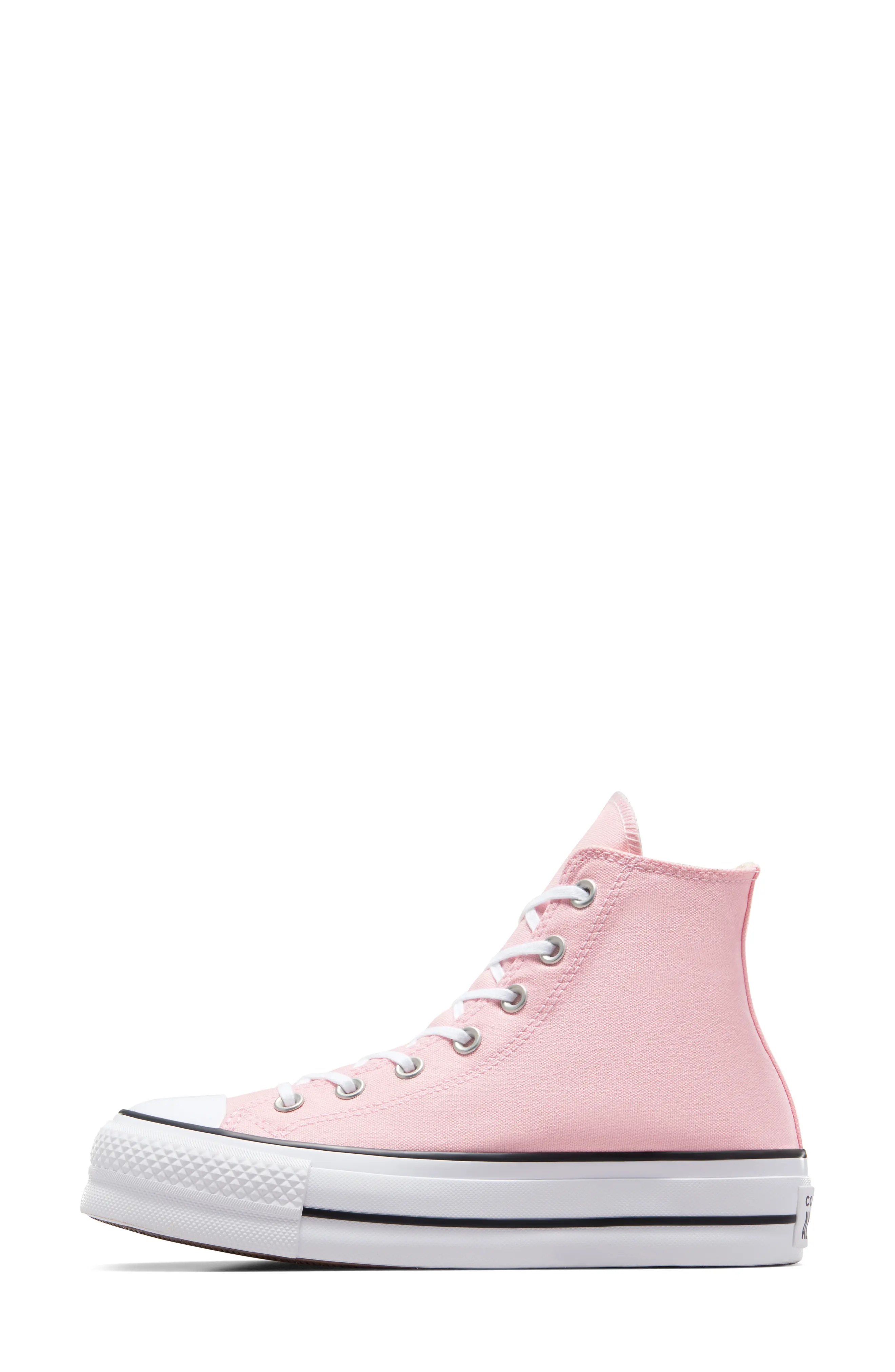 Chuck Taylor All Star Lift High Top Sneaker in Donut Glaze/White/Black - 8