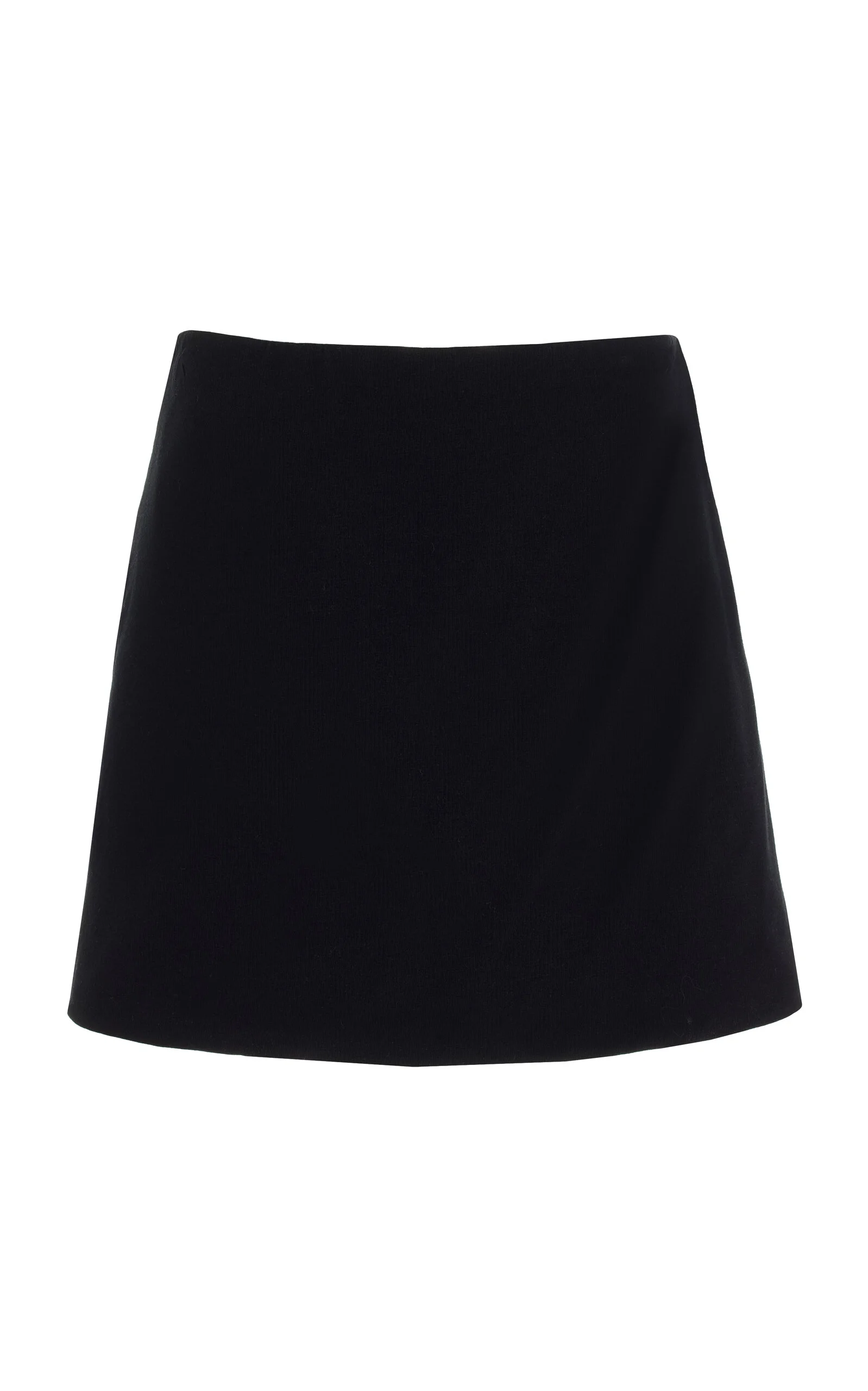 Shannon Cotton-Modal Micro-Mini Skirt black - 1