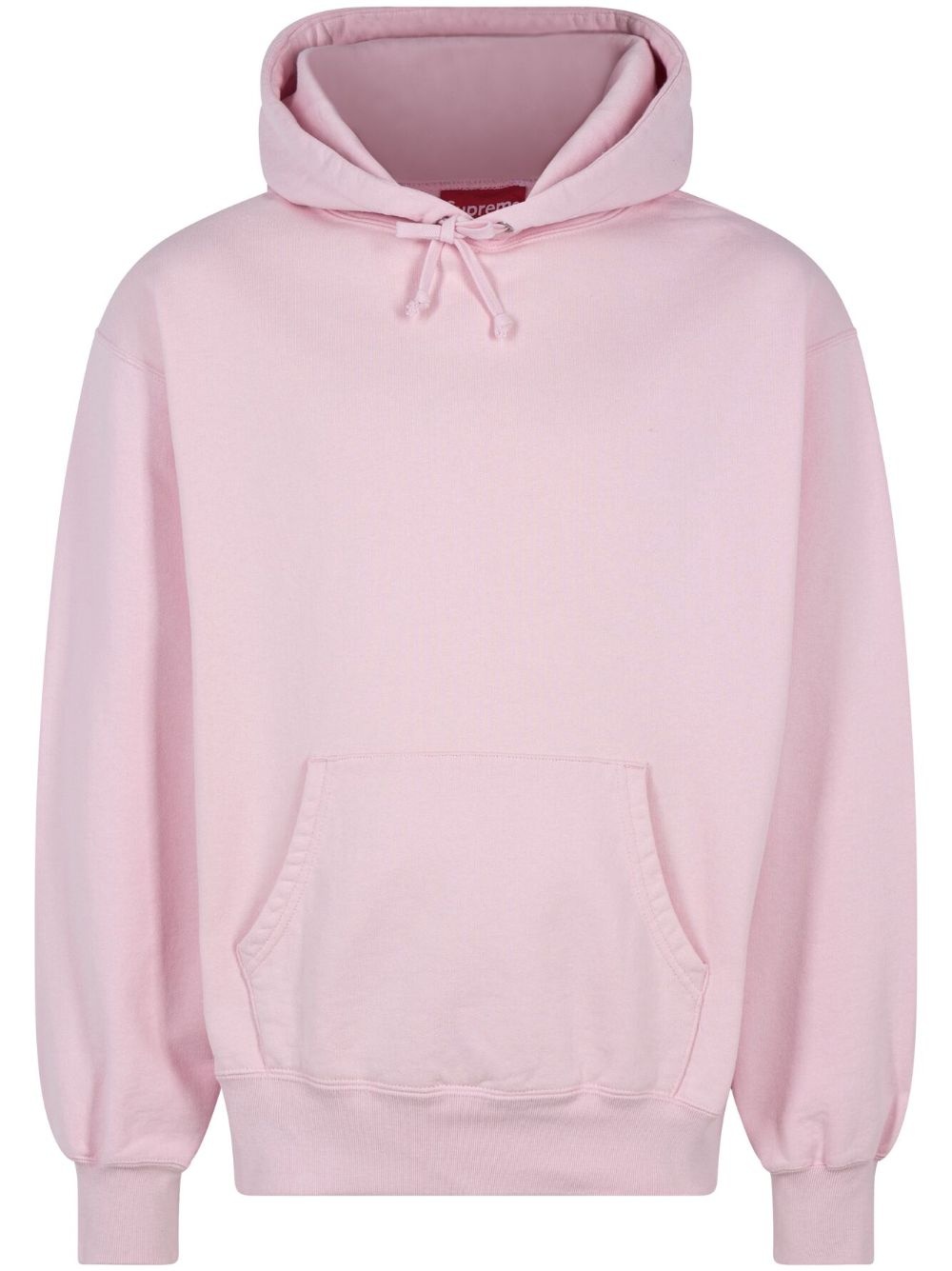 satin appliquÃ© "FW23 - Light Pink" hoodie - 1