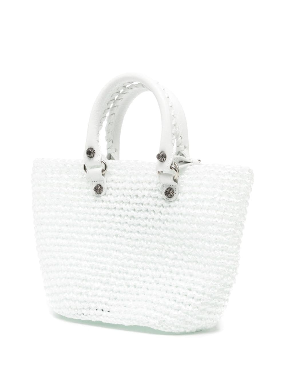 Le Cagole raffia-effect tote bag - 2