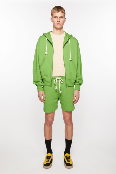 Acne Studios Fleece shorts - Herb green outlook
