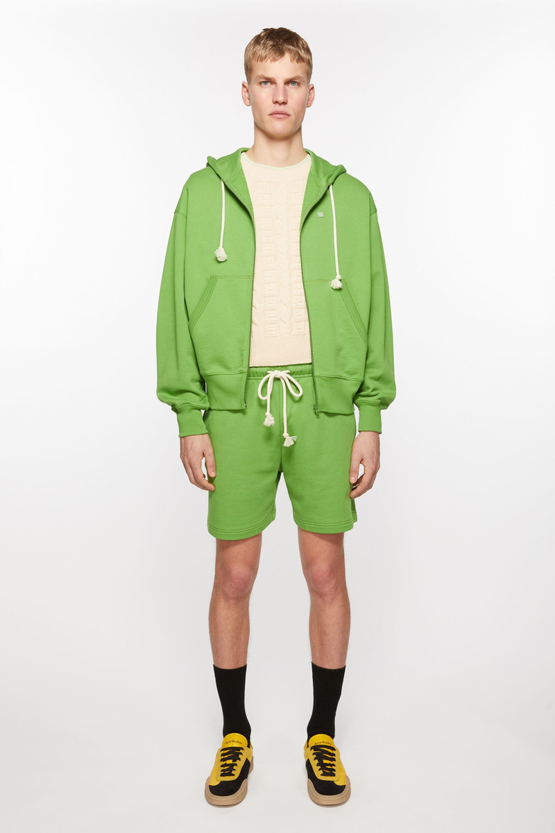Acne Studios Fleece shorts - Herb green outlook