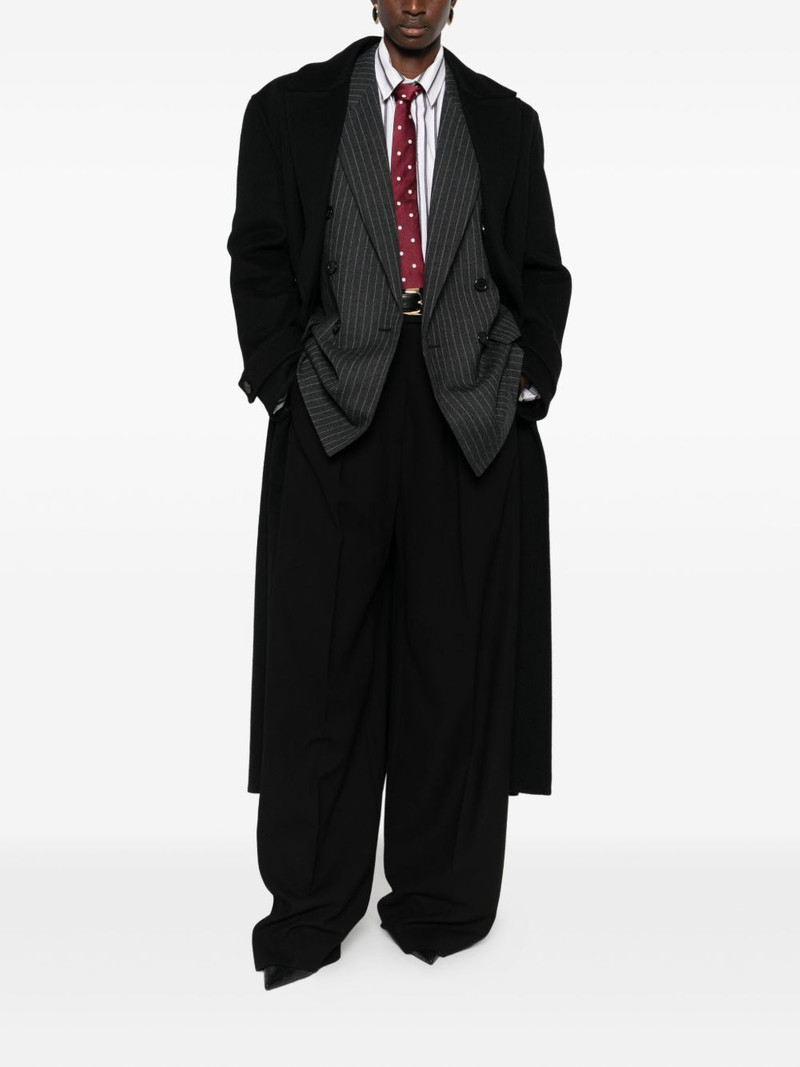 SAINT LAURENT double-breasted wool coat outlook