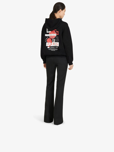 Givenchy GIVENCHY PARIS printed hoodie outlook