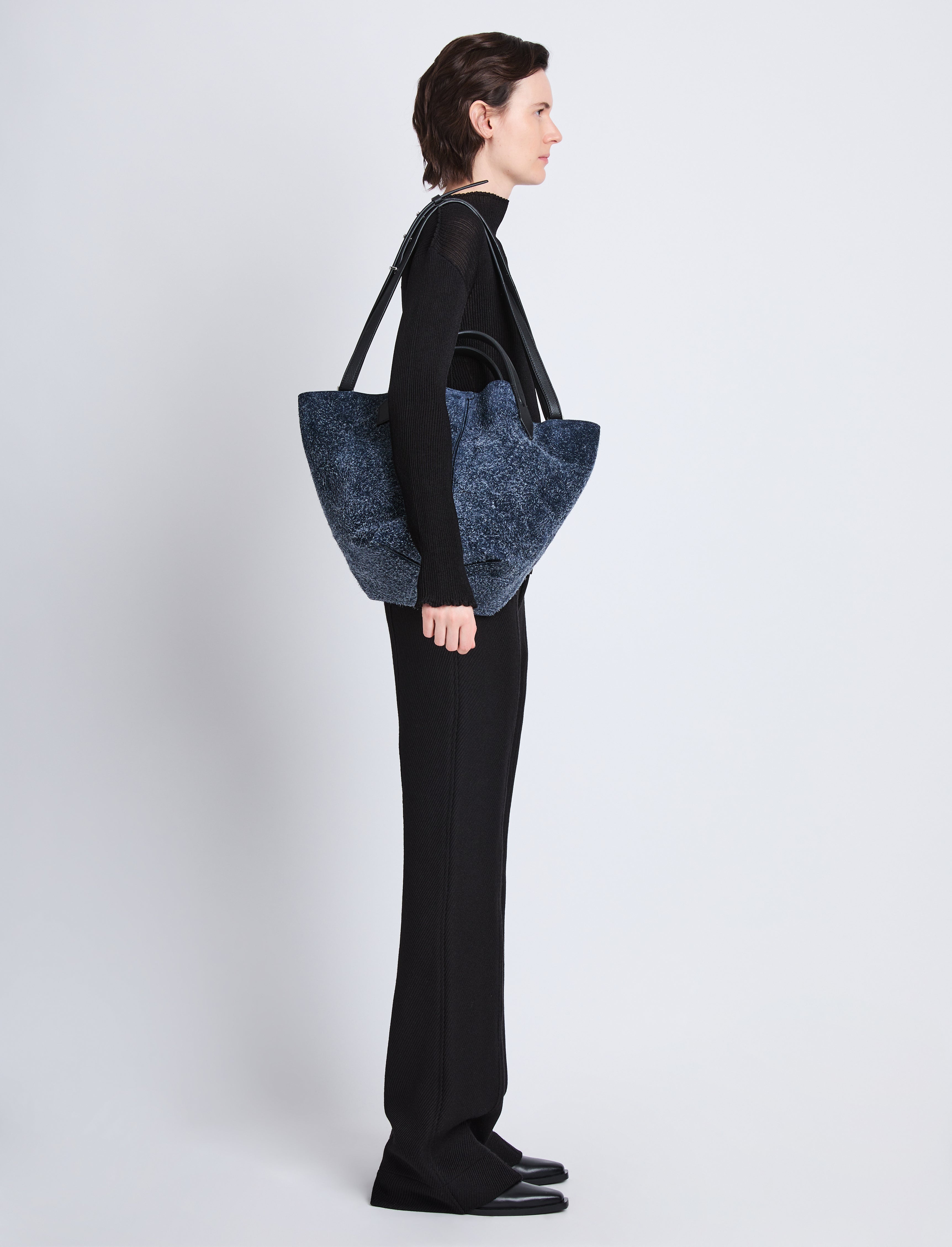Large Chelsea Tote in Brushed Suede - 6