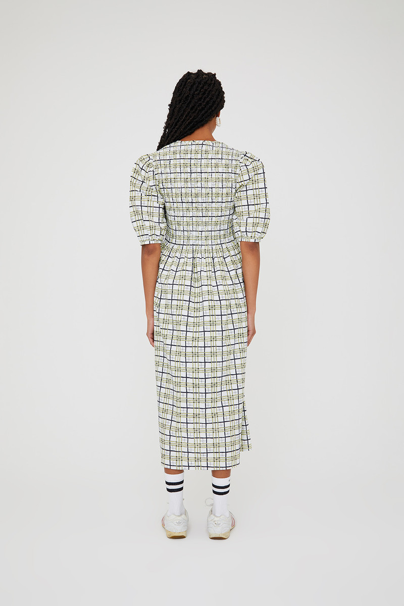 Daria Dress - Yellow/Black Check 7