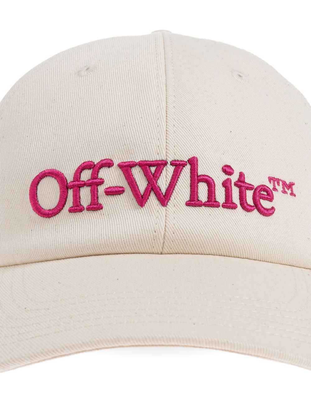 logo-embroidered baseball hat - 3