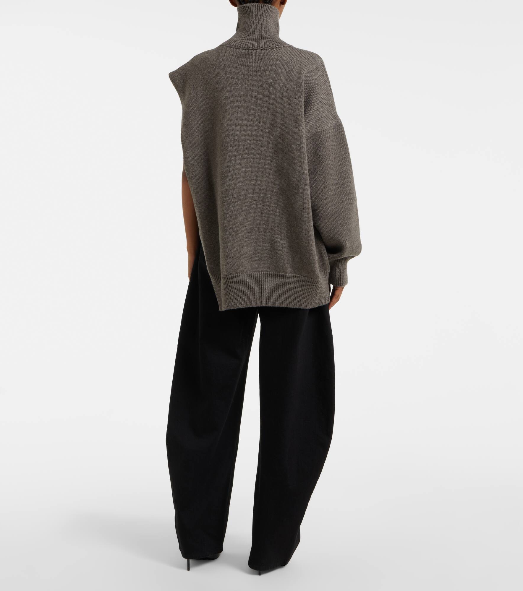 Sided virgin wool sweater - 3