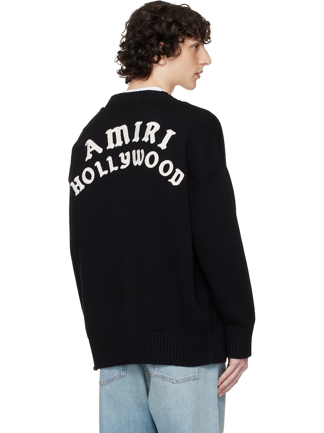 Black 'AMIRI Hollywood' Cardigan - 3