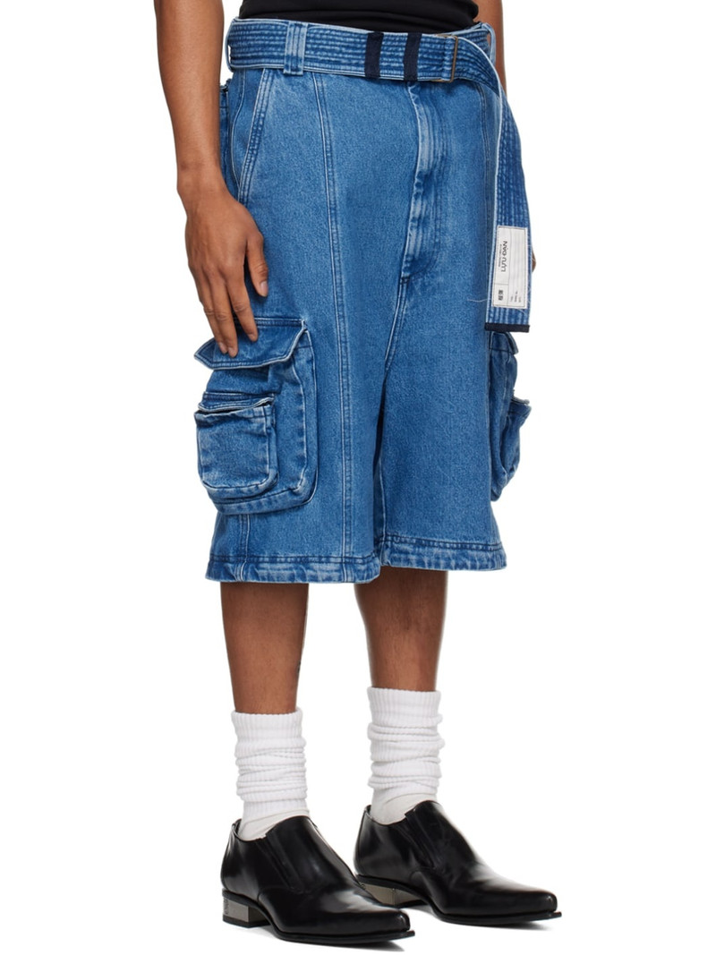 LU'U DAN Blue Zip-Off Jeans outlook