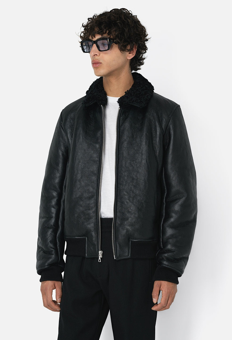 John Elliott SHEARLING TEDDY JACKET outlook