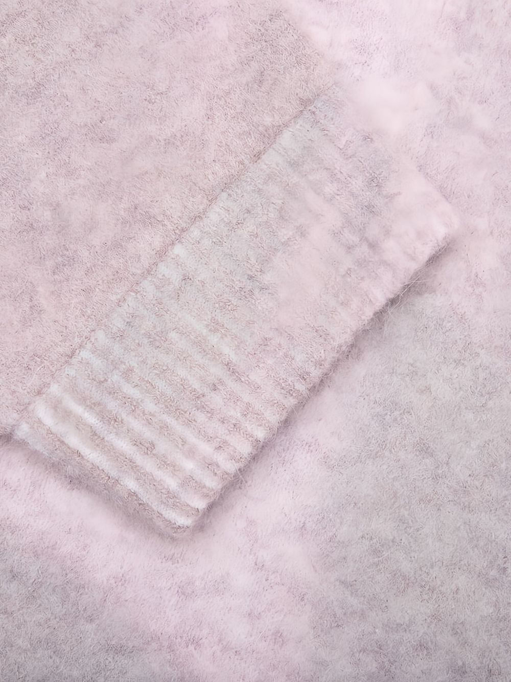ribbed-cuff crew-neck jumper - 4