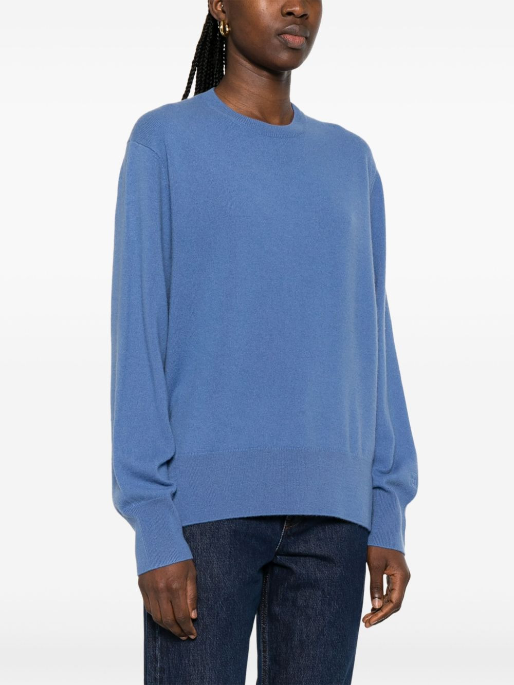 crew-neck cashmere sweater - 3