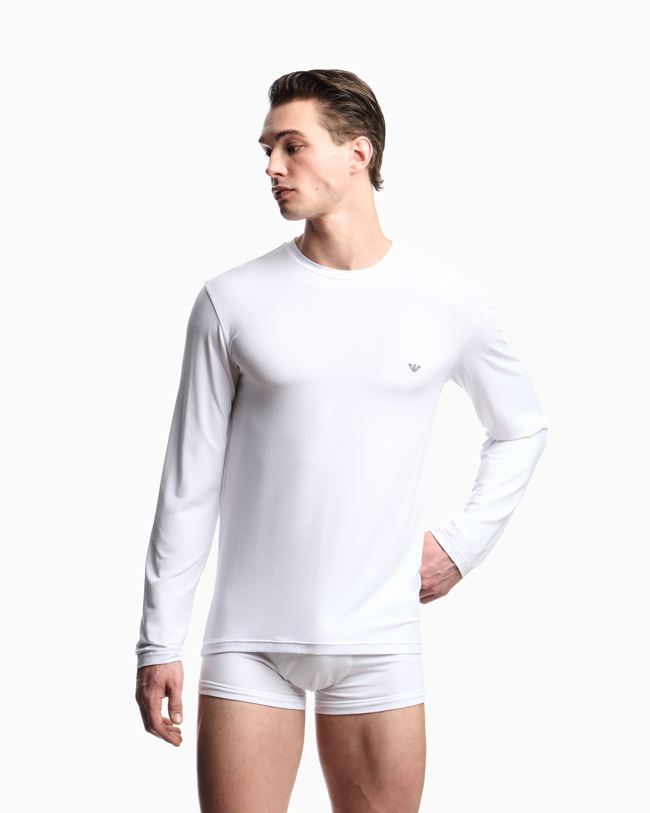 FITTED LOUNGEWEAR TOP IN COSY MODAL - 2
