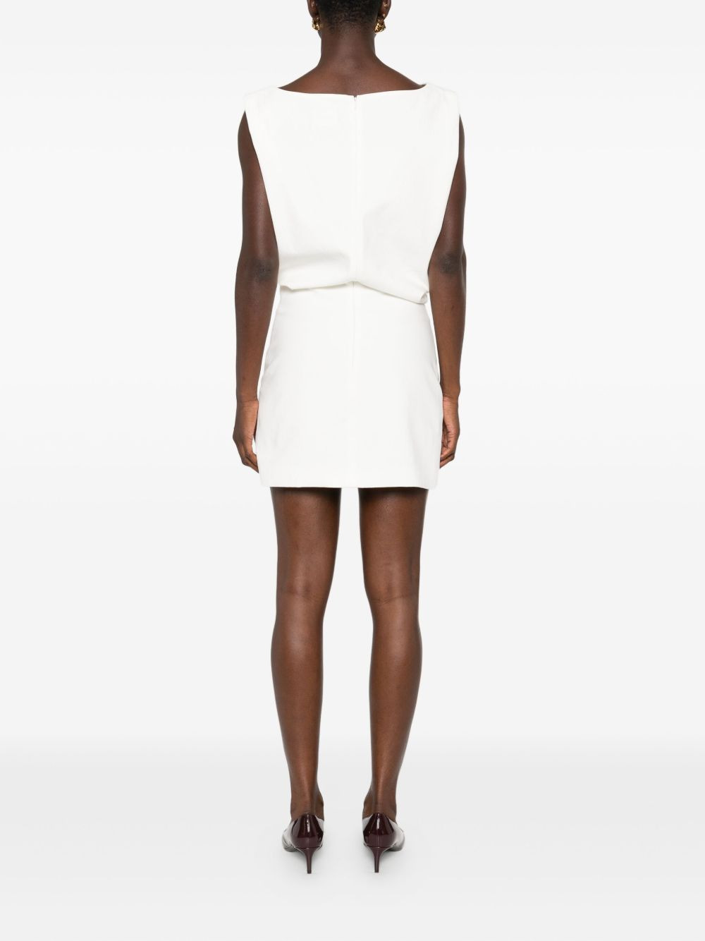 sleeveless mini dress - 4