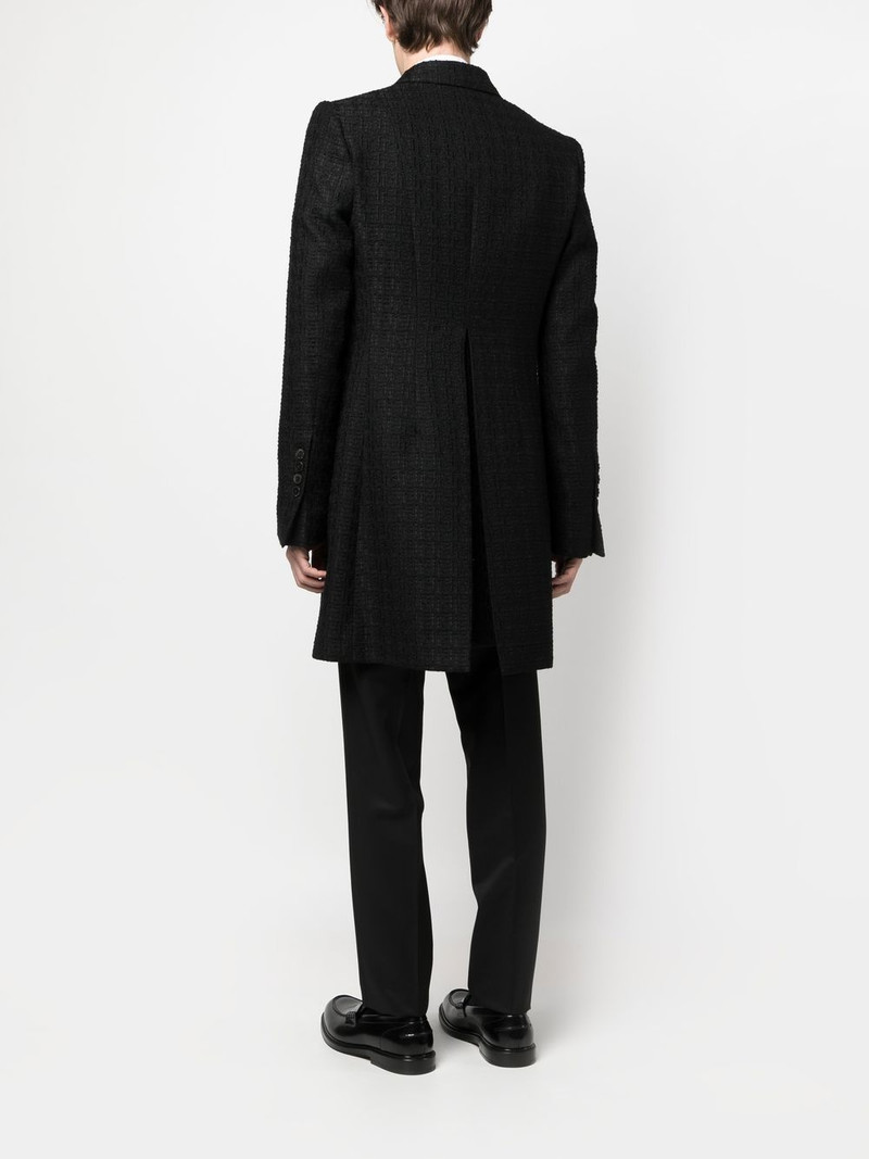 boucle double-breasted coat 4
