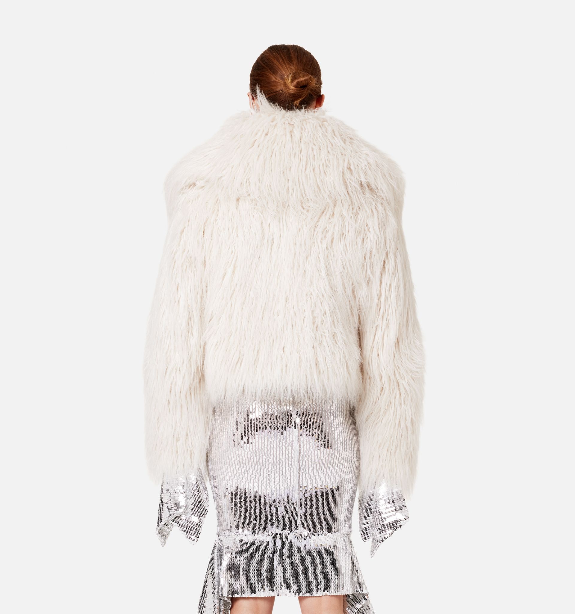 Short Coat in Synthetic Fur - 5